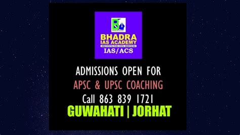 Apsc Coaching In Guwahatibest Apsc Coaching Apsc Coaching Bhadra