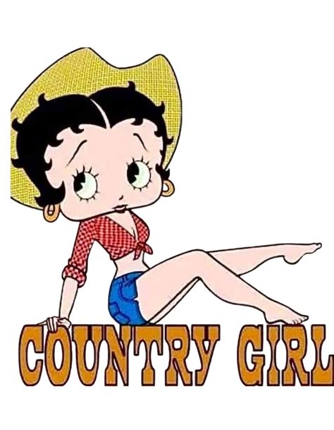 Betty Boop Svg Png Country Girl Svg Png Cowgirl Hat Svg Png Etsy In