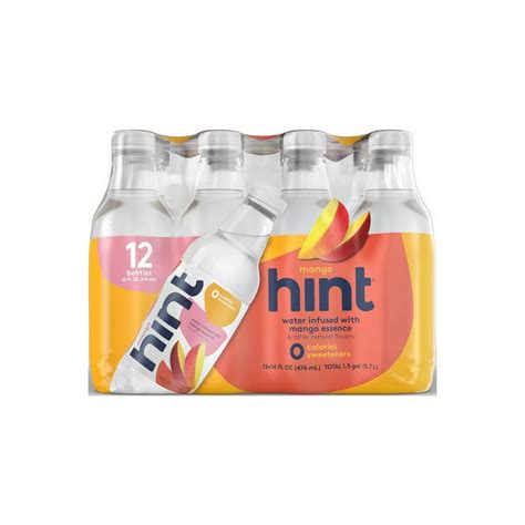 Hint Flavored Water Variety Pack 16 Fluid Ounce Pack Of 49 Off