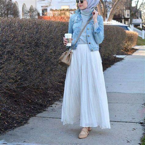 Loving The Denim Jacket Hijab Fashion Hijab Fashion Muslim Fashion