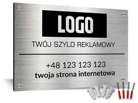 Szyld Tabliczka Tablica Z Nazw Logo Druk Uv X Cena Opinie