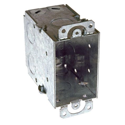 RACO 3 1 2 In Deep Gangable Switch Box With NMSC Clamps And Plaster