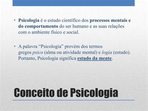 Origem Da Psicologia PPT