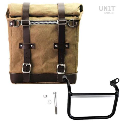 Canvas Side Pannier Scram 22L 30L Left Subframe Triumph Scrambler