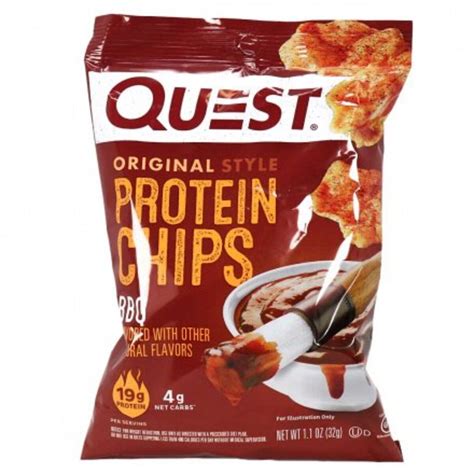 Quest Original Style Protein Chips Bbq Simply Keto