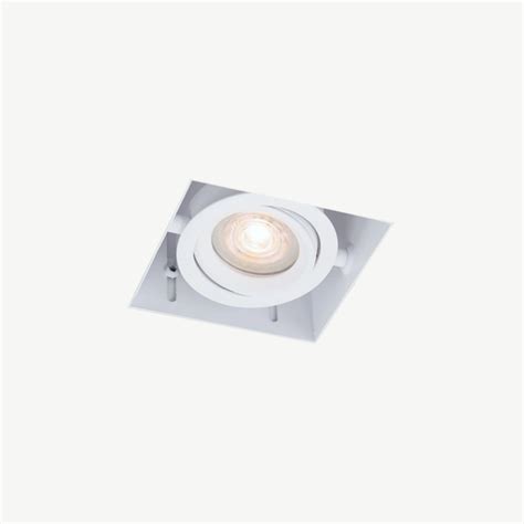 Trimless Recessed LED Spot BLEND GU10 White Single Lightinova