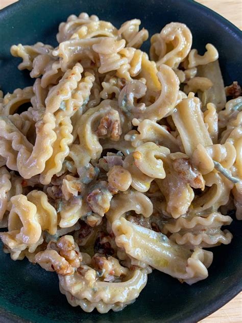 Creamy Blue Cheese Pasta Recipe With Lemon And Walnuts How To Make Dinner