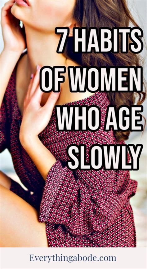 7 Habits Of Women Who Age Slowly In 2021 7 Habits Women Habits