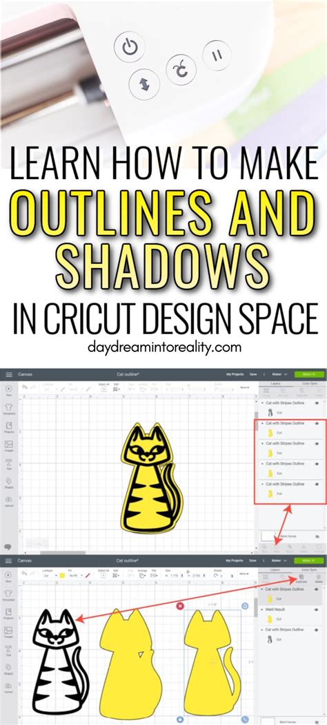 How To Use The Offset Tool In Cricut Design Space Make Outlines