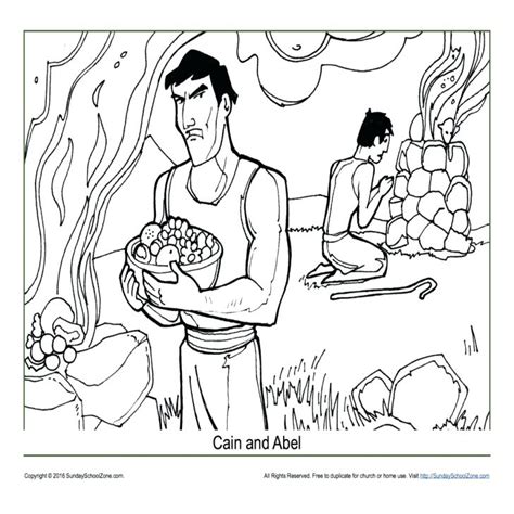 Cain And Abel Coloring Page at GetColorings.com | Free printable ...