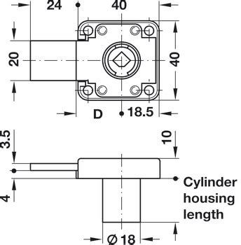 Dead Bolt Rim Lock Symo Backset Mm Long Bolt Travel In The