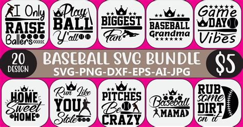 Baseball SVG Bundle Bundle · Creative Fabrica