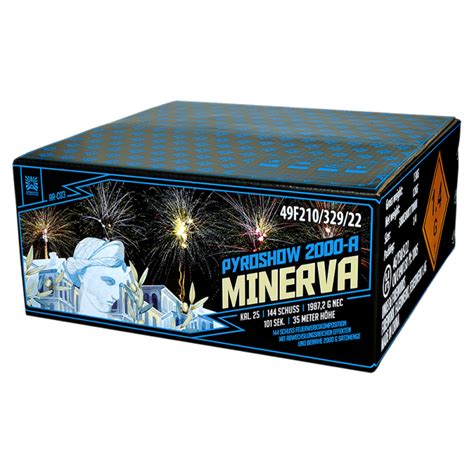 Argento Pyroshow A Minerva Schuss Verbundfeuerwerk Jk