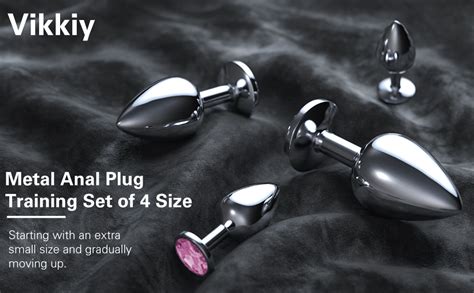 Amazon Anal Plug Beginner Set PCS Jewel Butt Plugs Sex Toy Anal Training Kit G Spot