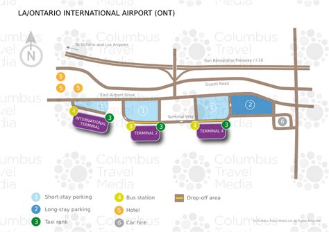 Ontario International Airport Terminal Map