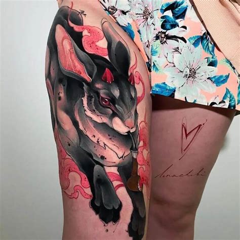 Aggregate More Than Neo Traditional Rabbit Tattoo Latest In Cdgdbentre