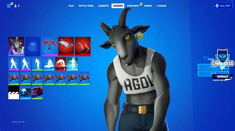 Fortnite New Leaked A Goat Skin Showcase Fortnite X Goat Simulator