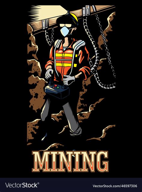 Mining Royalty Free Vector Image - VectorStock