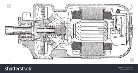 dynamo electrical generator  produces direct stock vector royalty