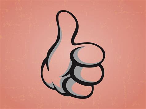 Thumbs Up Hand Vector Art Graphics Freevector