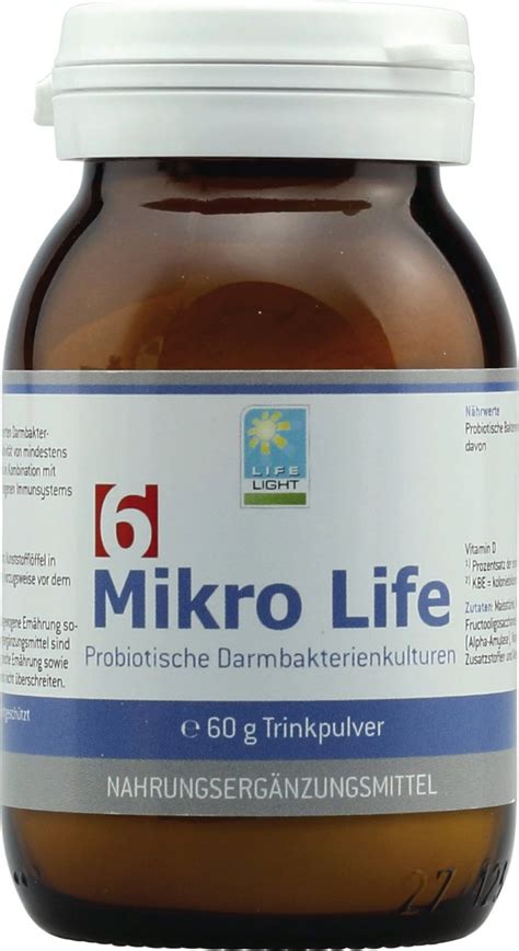 MikroLife6 Crijevne Bakterije 60 G Life Light Vitalabo Web