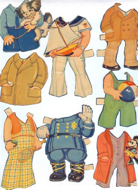 1934 Paper Doll Images Pinned By Marty Fried Vintage Paper Dolls