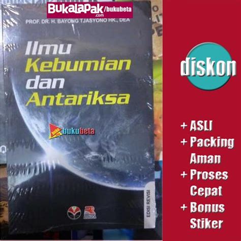 Jual Ilmu Kebumian Dan Antariksa Revisi Bayong Tjasyono Di Lapak