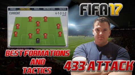 Fifa 17 Best Formations And Tactics Tutorial Fifa 17 4 3 3 Attack