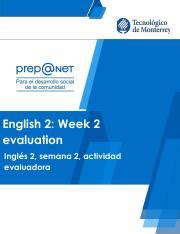 Actividad Evaluable Sem Pdf English Week Evaluation Ingl S