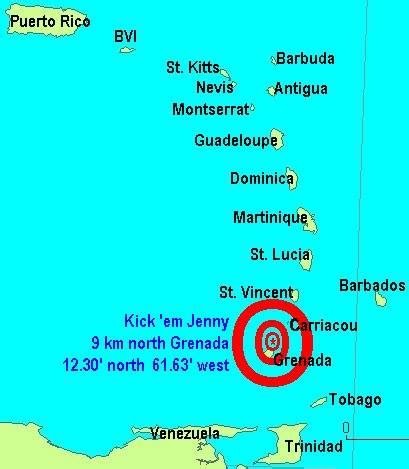 New volcanic eruptions: Kick ’em Jenny Becomes Restless in Grenada ...