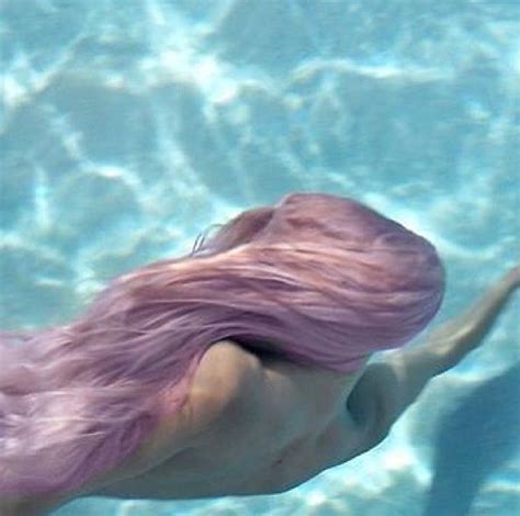 Pink Hair Mermaid Mermaids Princesses And Fantasies Pinterest