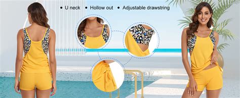 Panegy Womens Bikini Swimsuits Set High Waisted Swimwears Suit Two Piece Bathing Suit Amazon