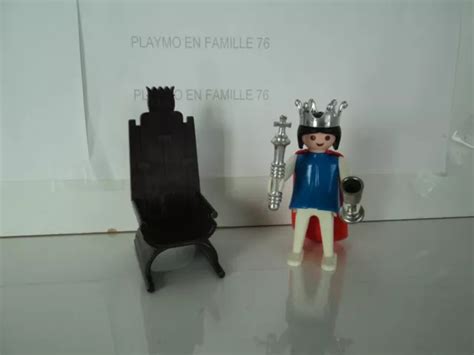 Playmobil Vintage M Di Val Moyen Ge Reine Cape Tr Ne Bougie Set