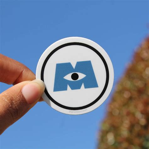 Buy Monsters Inc Logo Sticker Monsters Inc Stickers Logo Online in ...