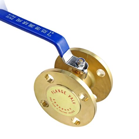 Brass Flanged Ball Valve Brass Casting Anti Leakage Flanged Brass Ball Valve Piping Stamping