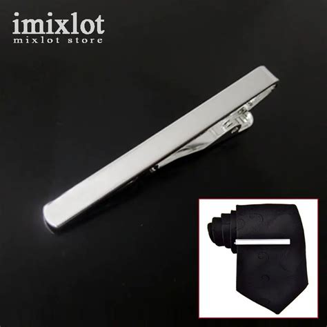 New Simple Metal Silver Tie Clip For Men Wedding Necktie Tie Clasp Clip