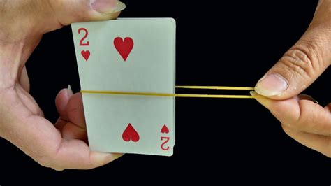 Tutorial Great Card And Rubber Band Magic Trick 2 2 2023 Youtube