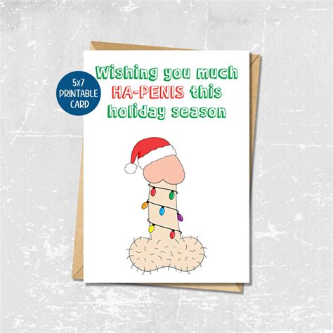 Funny Christmas Cards, Adult Christmas Card, Printable Funny Holiday ...