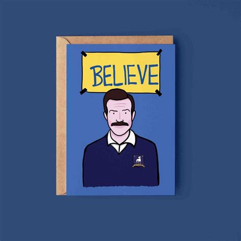 Ted Lasso A5 Greeting Card Etsy