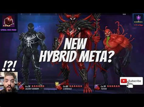 SYMBIOTES TAKE OVER THE TIMELINE BATTLE CARNAGE T4 HYBRID REVIEW AT