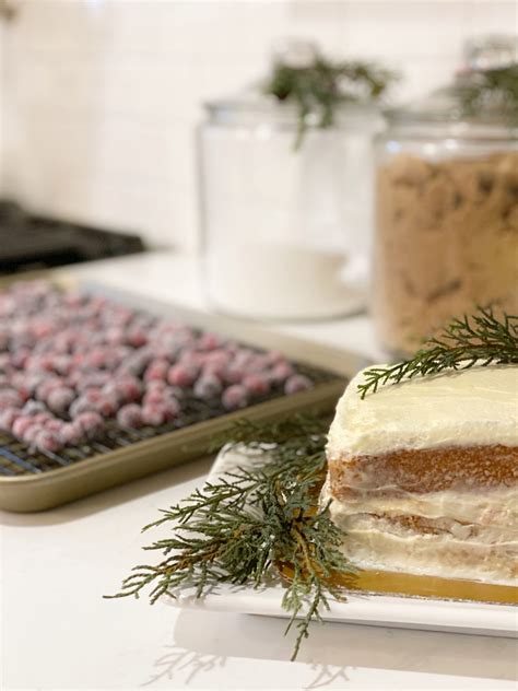 Naked Cake Hack Frosted Cranberries