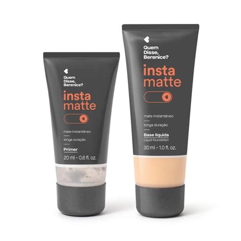 Combo Instamatte Quem Disse Berenice Primer Facial Líquido 20ml