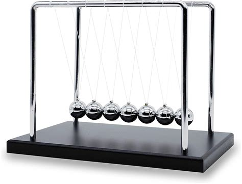 Large Newtons Cradle Pendulum With 7 Balls 9Inch Newtons Cradle