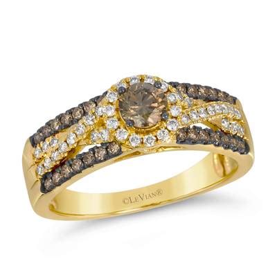 K Honey Gold Ring Chocolate Diamonds Nude Diamonds Ttbg Le Vian