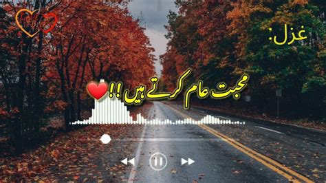 Muhabbat Aam Krty Hai Sad Shero Shayari Status Heart Touching Poetry