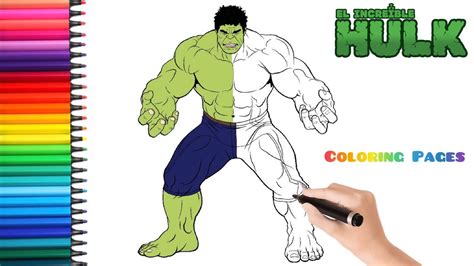 Coloring Incredible Hulk Coloring Pages Universe Of Superheroes Youtube