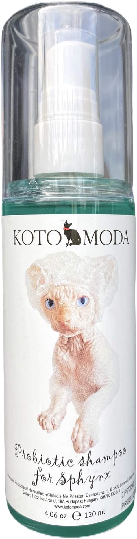 Kotomoda Probiotic Shampoo For Sphynx Cats 120 Ml Amazon Co Uk Pet