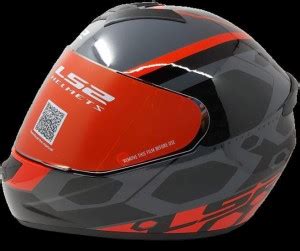 Ls Ff Rookie Mein Gloss Black Red Single Mercury Visor Full