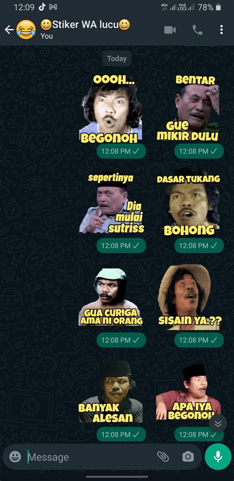 Stiker WA Lucu Untuk Whatsapp para Android - Download