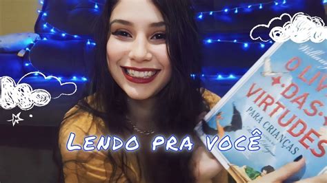 Asmr Lendo At Voc Dormir Asmr Caseirinho Voz Suave Youtube